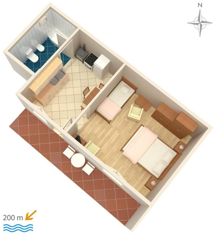 Apartments With A Parking Space Novi Vinodolski - 2423 Ngoại thất bức ảnh